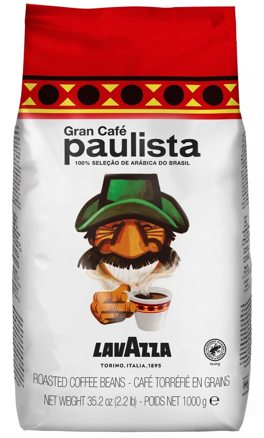Espresso kafa LAVAZZA Gran Cafe Paulista u zrnu 1kg-slika