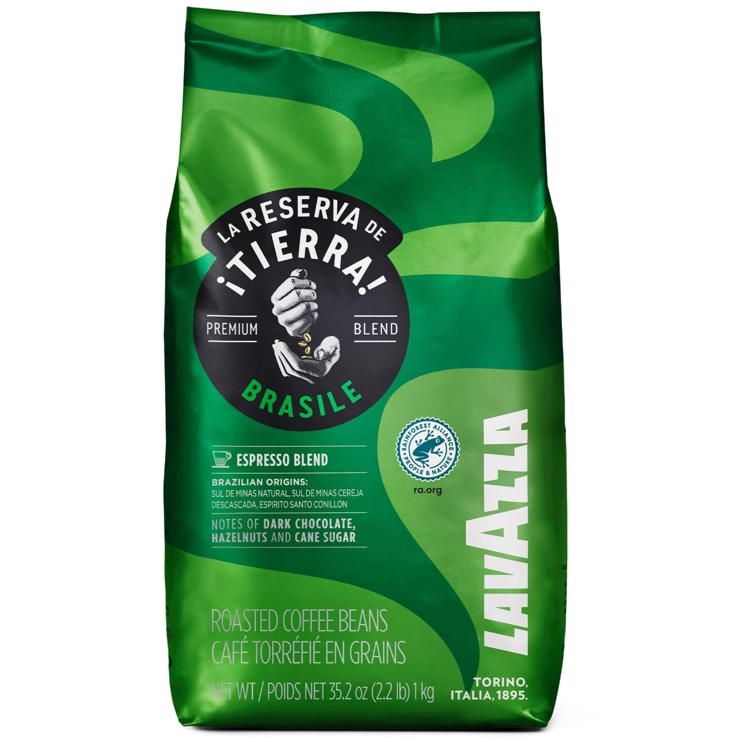 Espresso kafa LAVAZZA Tierra Brasile blend u zrnu 1kg-slika