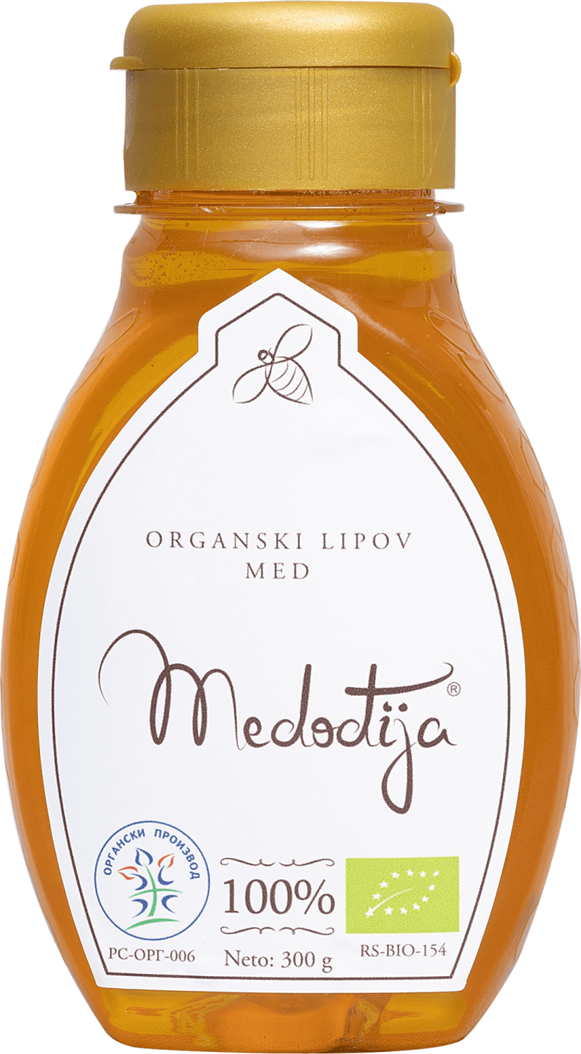 Med MEDOĐIJA Lipov organski 300g-slika