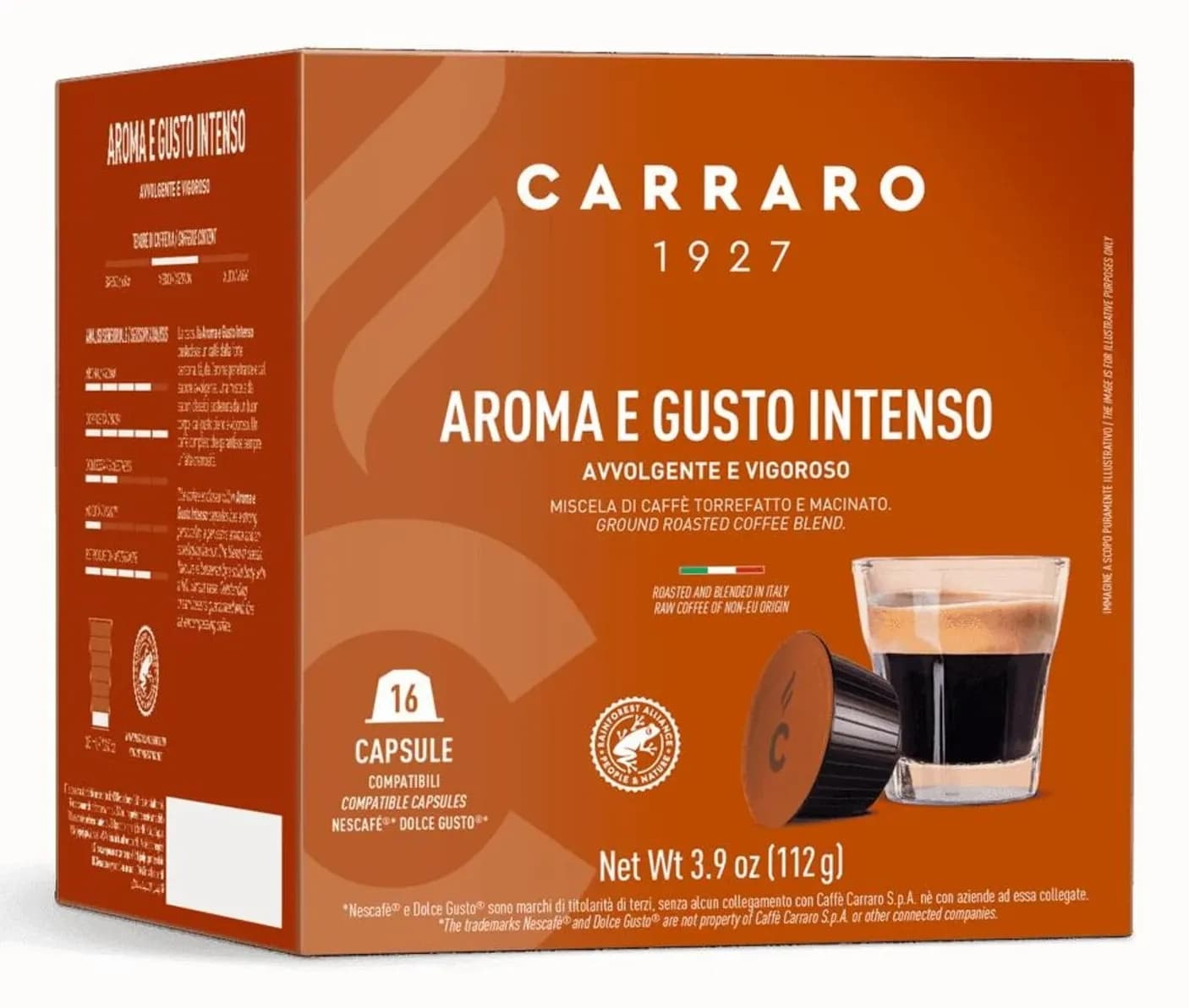 Kapsule za kafu CARRARO Intenso 16kom-slika