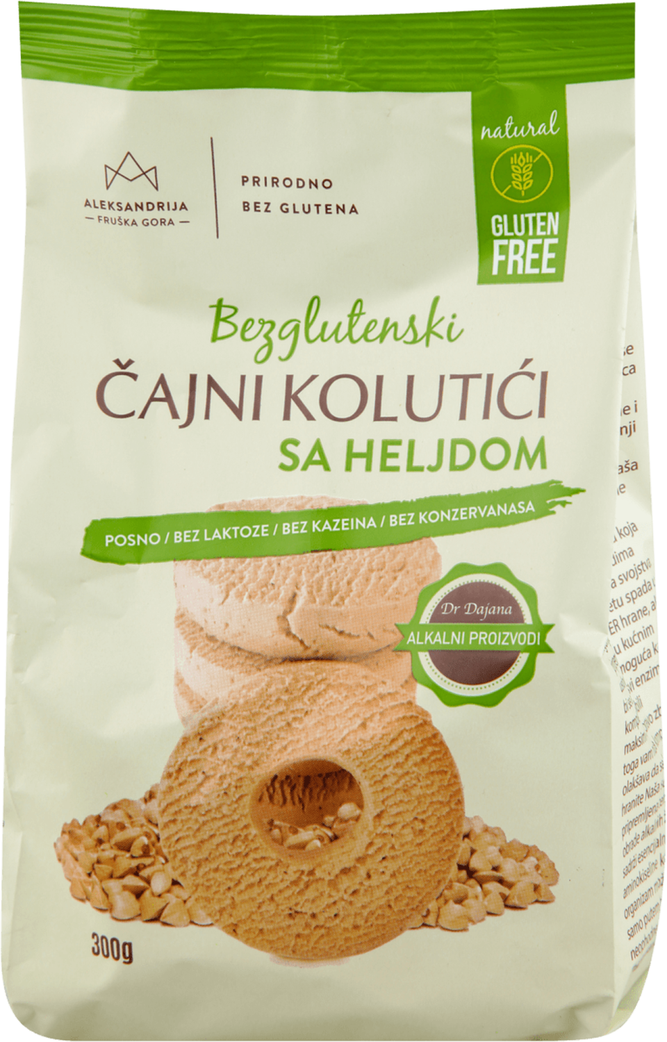 ALEKSANDRIJA čajni kolutići sa heljdom 300g-slika