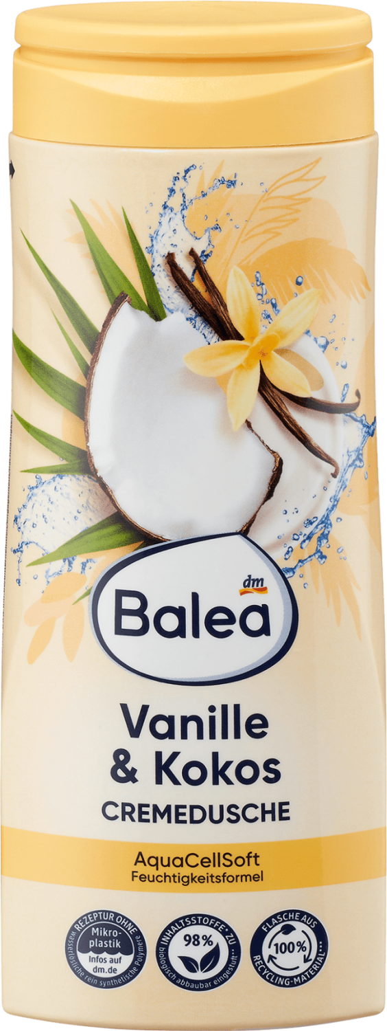 Kremasti gel za tuširanje BALEA vanila i kokos 300ml-slika