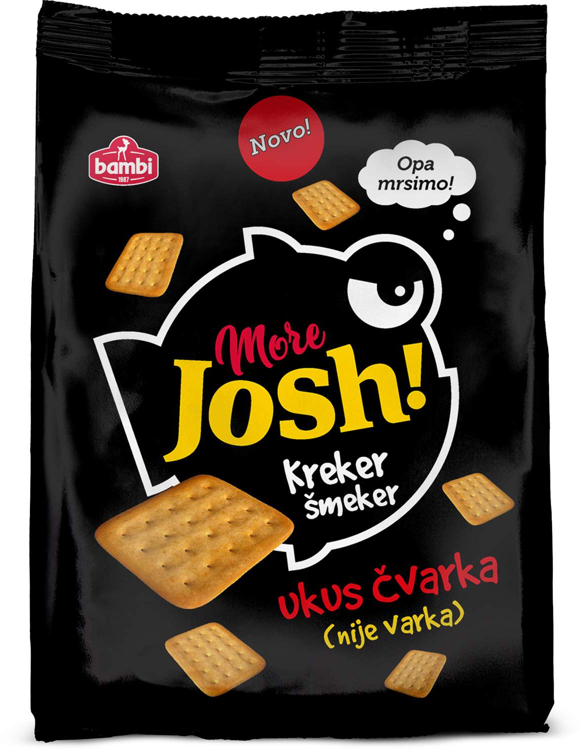 Krekeri JOSH ukus čvaraka 100g-slika