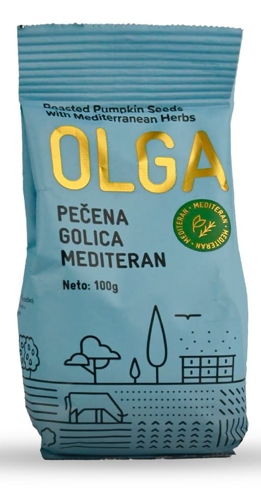 PECENA GOLICA SA ZACINSKIM BILJEM MEDITERAN 100GR OLGA-slika