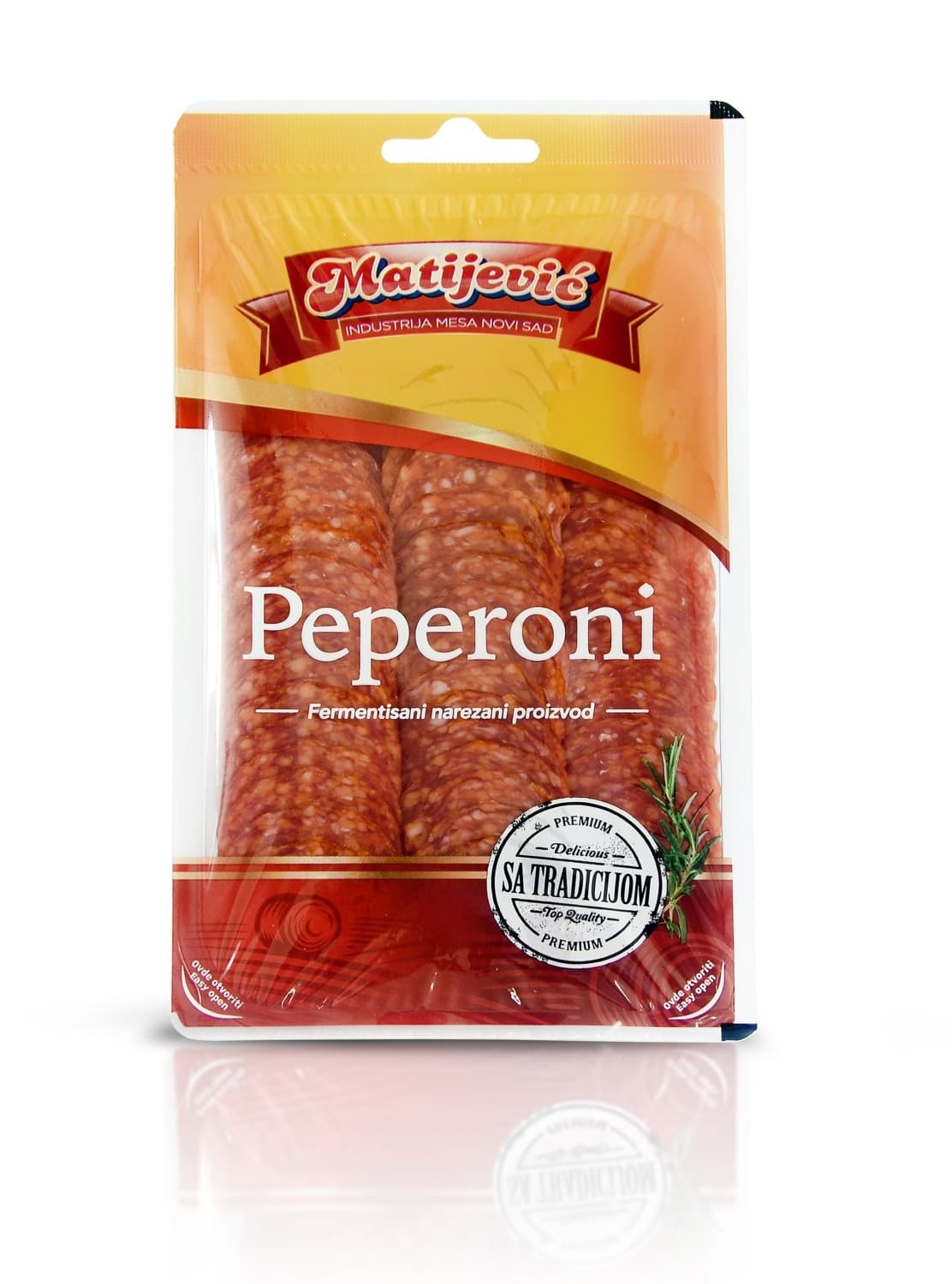 MATIJEVIĆ peperoni kobasica slajs 100g-slika