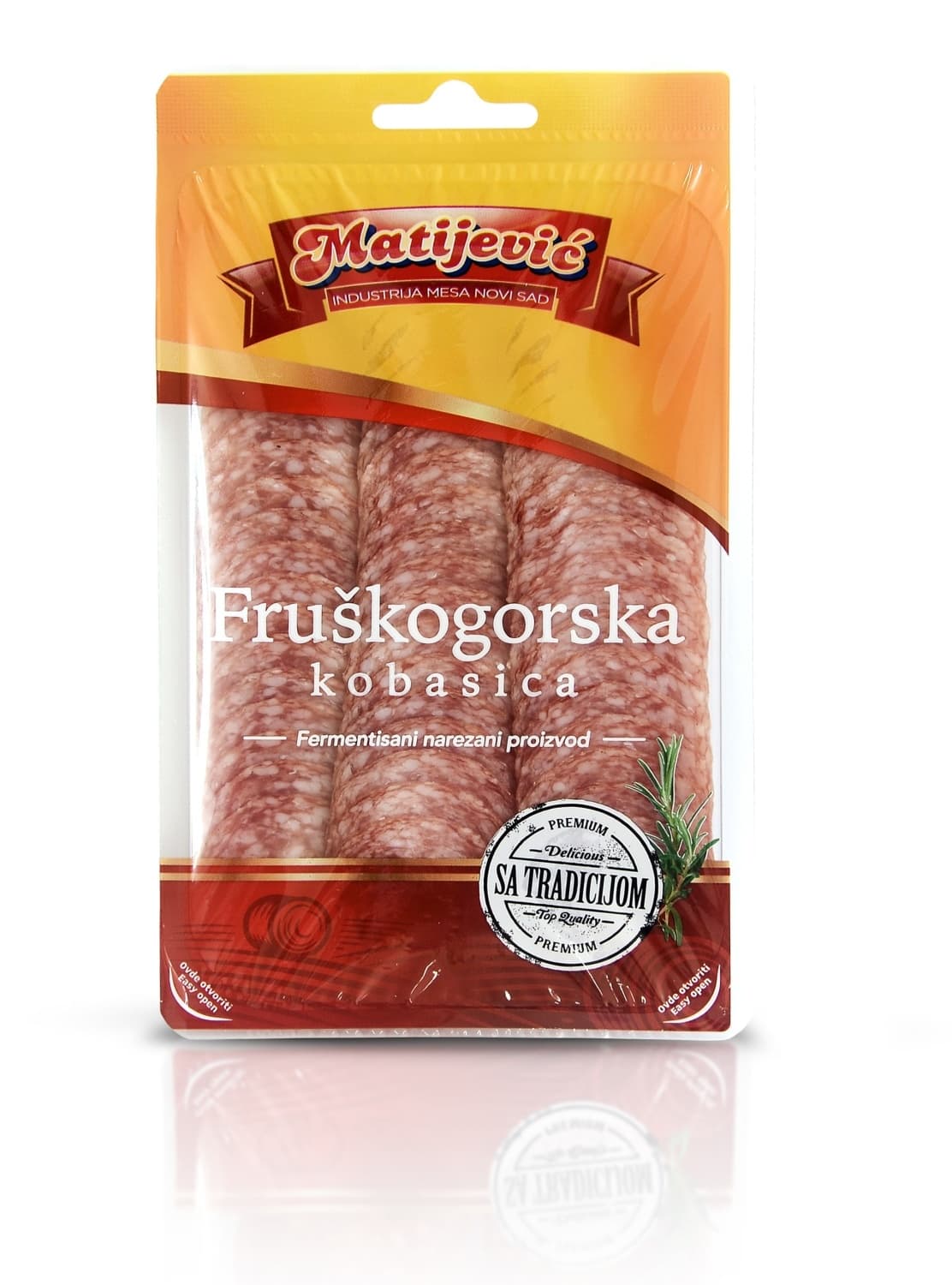 MATIJEVIĆ fruškogorska kobasica slajs 100g-slika