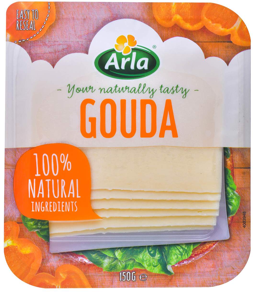 Sir Gouda slices Arla 150g-slika