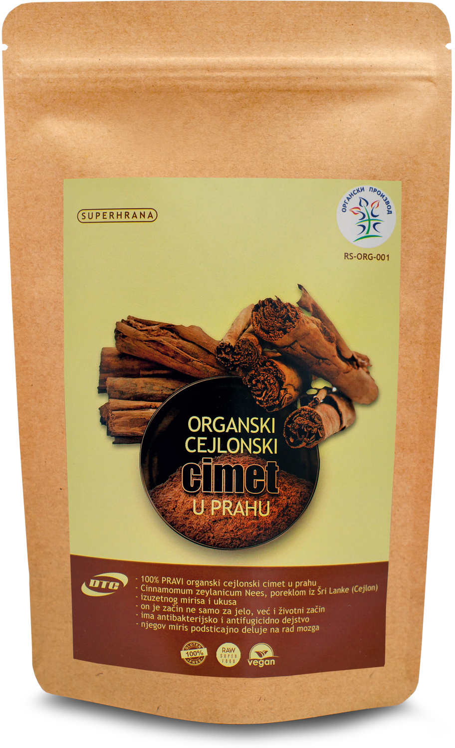 CIMET ORGANSKI CEJLONSKI 100G DTC-slika