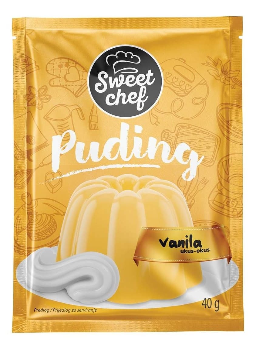 Puding SWEET CHEF vanila 40g-slika