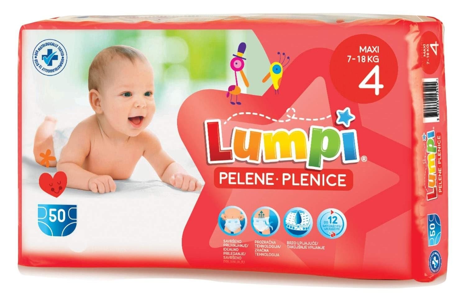 LUMPI pelene 4 maxi 50kom-slika
