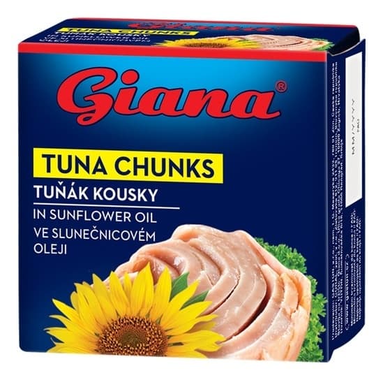 GIANA TUNA KOMADI U SUNCUKRETOVOM ULJU 80GR-slika