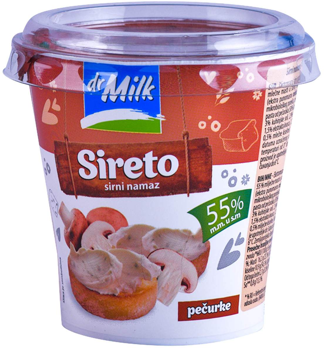 Sir.namaz Sireto pecur.Dr Milk 150gr-slika