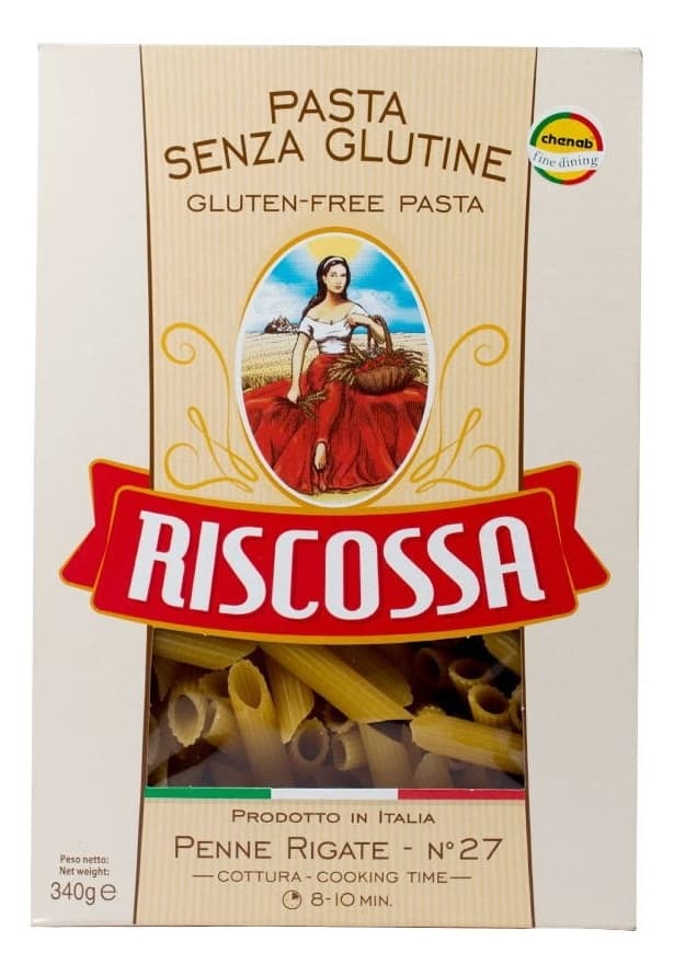 TESTENINA BEZ GLUTENA PENNE RIGATE RISCOSSA 340G-slika