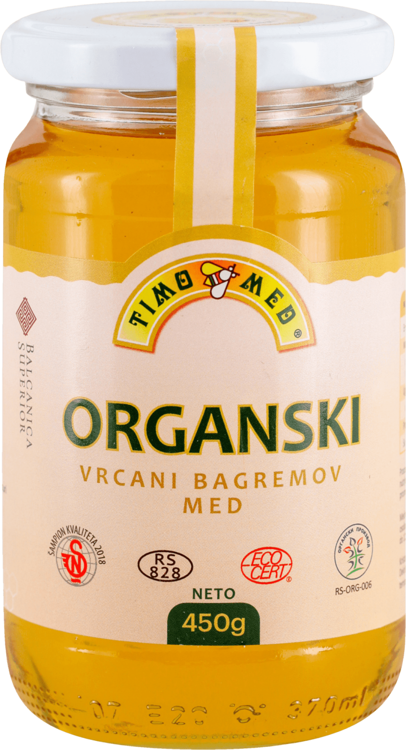 Med TIMOMED Bagremov organski 450g-slika
