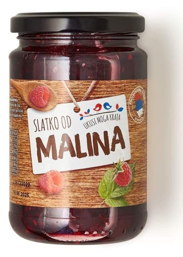 SLATKO MALINA 375G UMK-slika