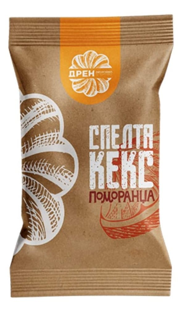 DREN spelta keks pomorandža 150g-slika