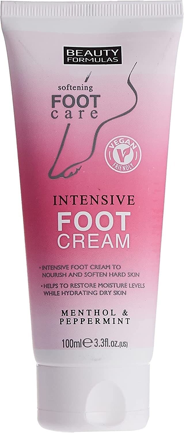 BEAUTY FORMULAS krema za omekšavanje stopala mentol 100ml-slika