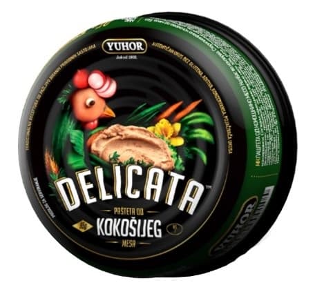 Pašteta YUHOR kokošija delicata 95g-slika