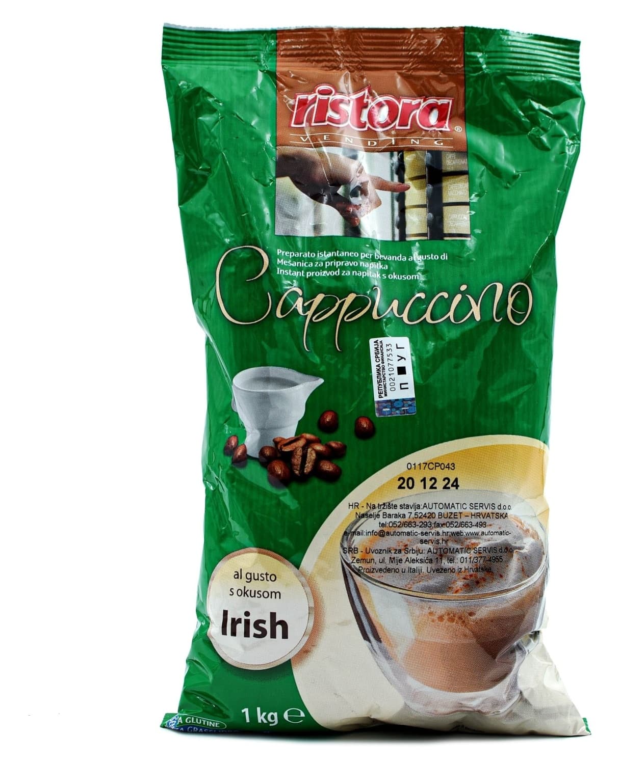 Instant napitak RISTORA Cappuccino Irish 1kg-slika