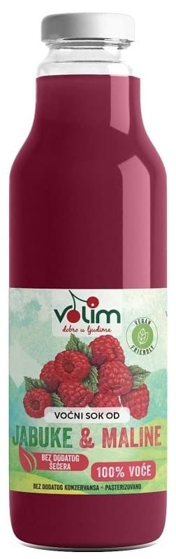 SOK VOĆNI ORG MALINA 750ML VOLIM-slika