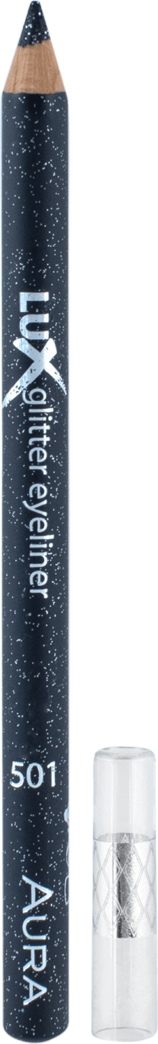 AURA Lux glitter olovka za oči 501 black-slika