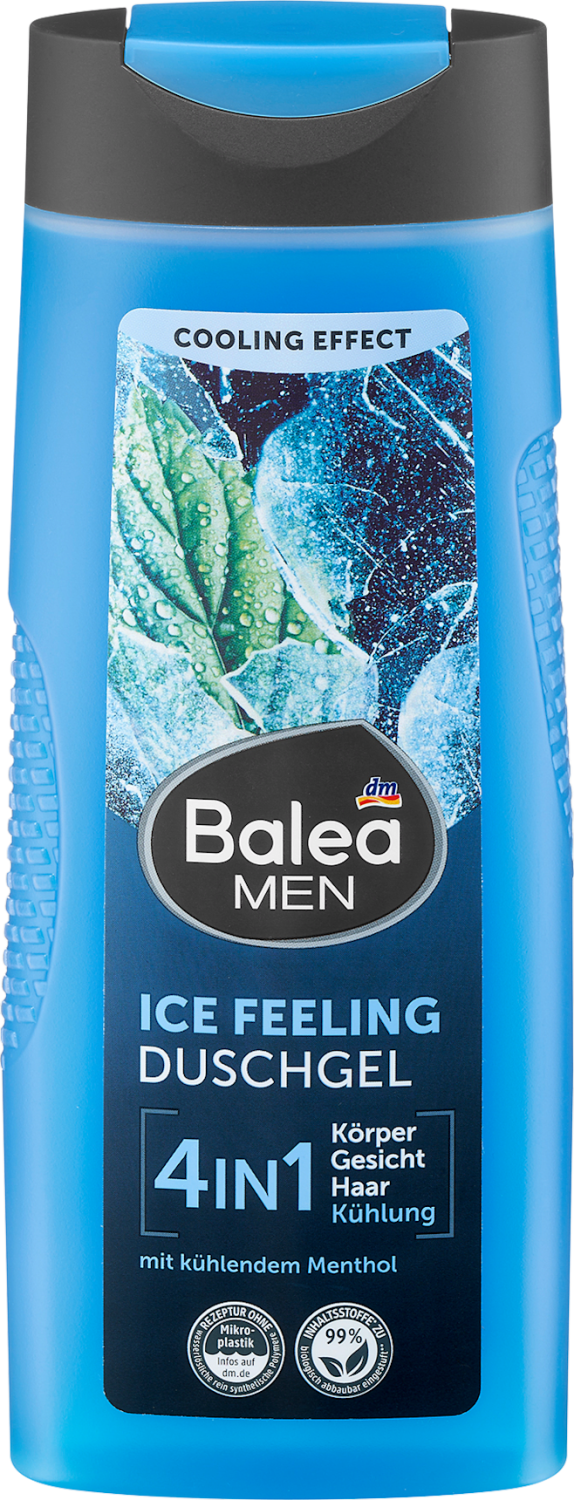 Gel za tuširanje BALEA MEN Ice feeling 4u1 300ml-slika
