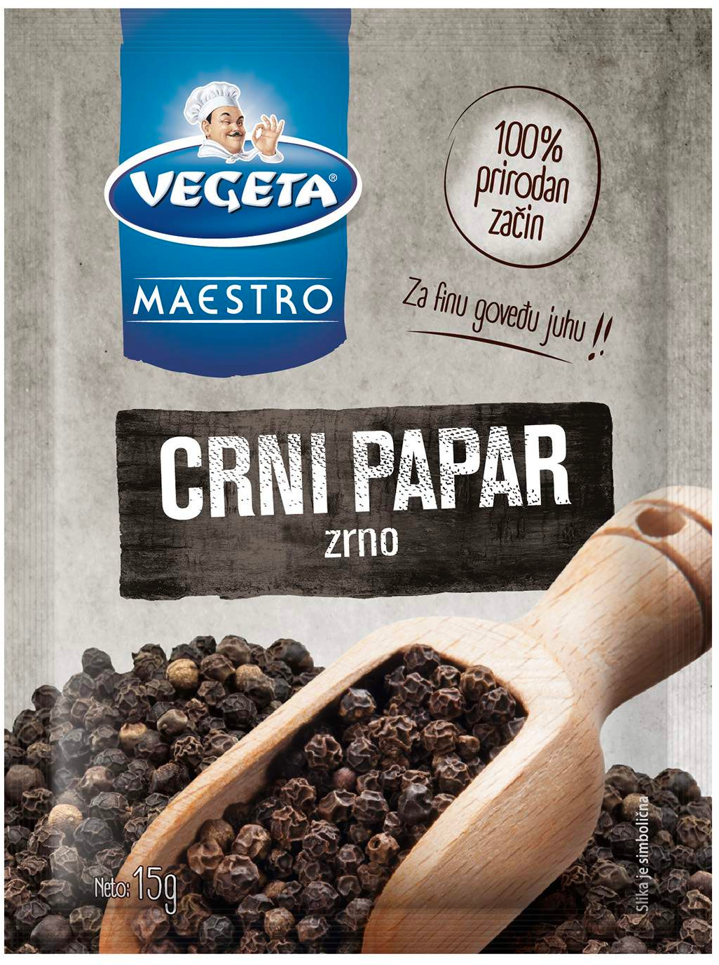CRNI BIBER ZRNO 15G PODRAVKA-slika