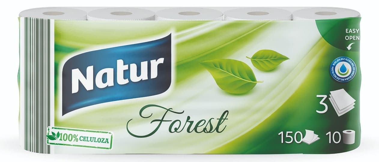 Toalet papir NATUR forest 3sloja 10kom-slika