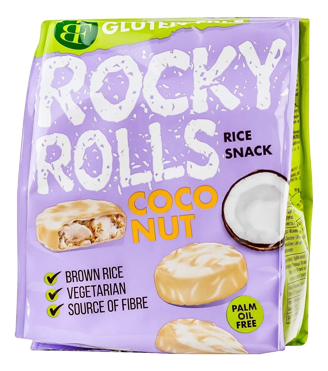 Galete BENLIAN FOOD rocky rolls kokos 70g-slika