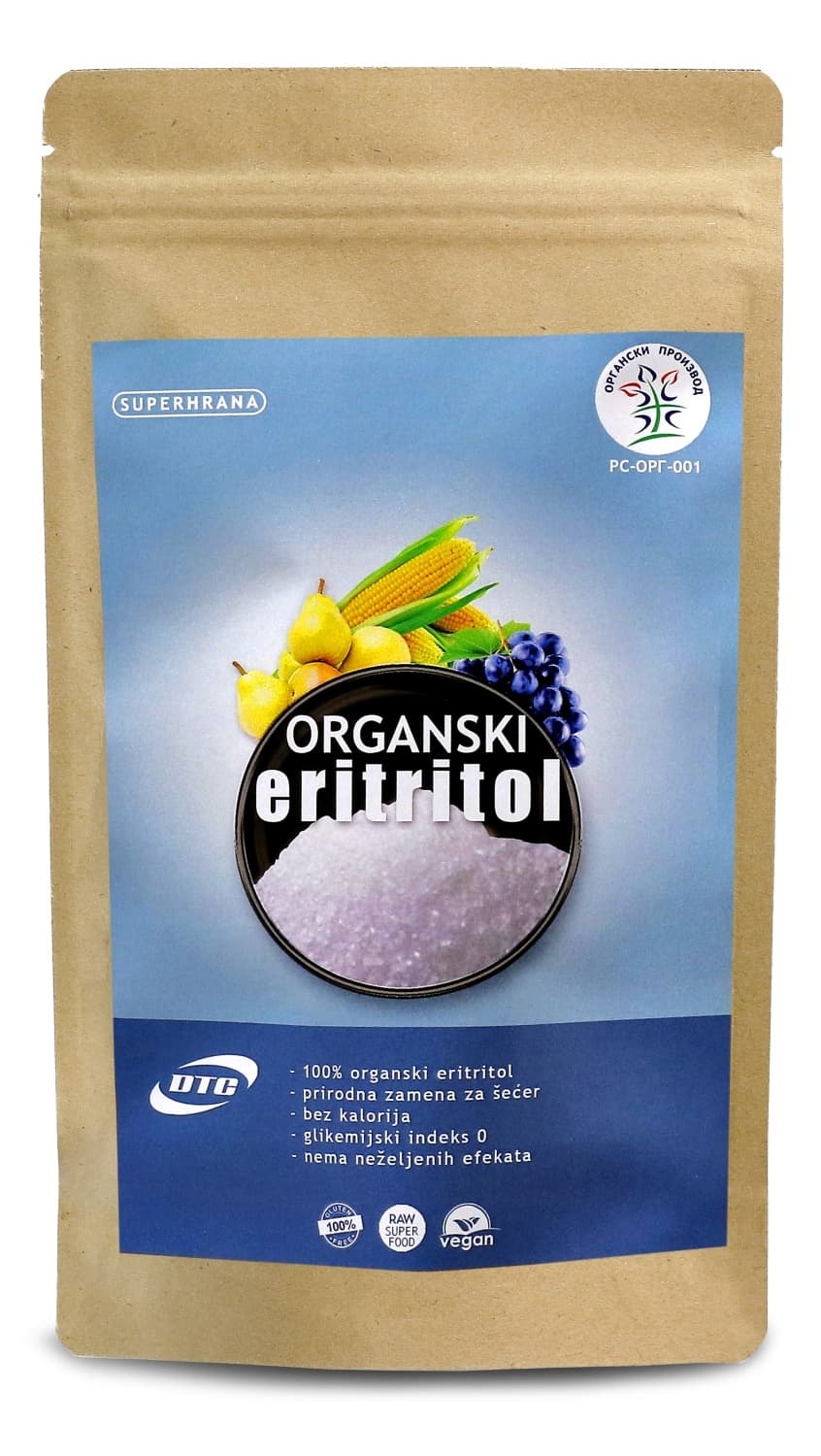 DTC organski eritritol 100g-slika