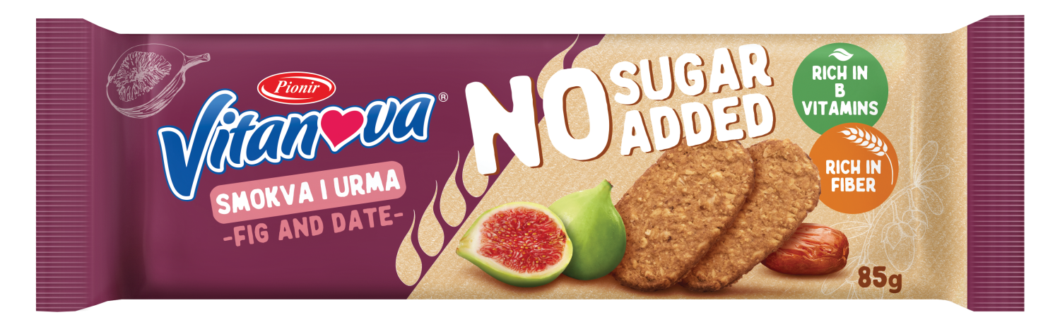 KEKS BEZ ŠEĆERA SMOKVA 85G VITANOVA-slika