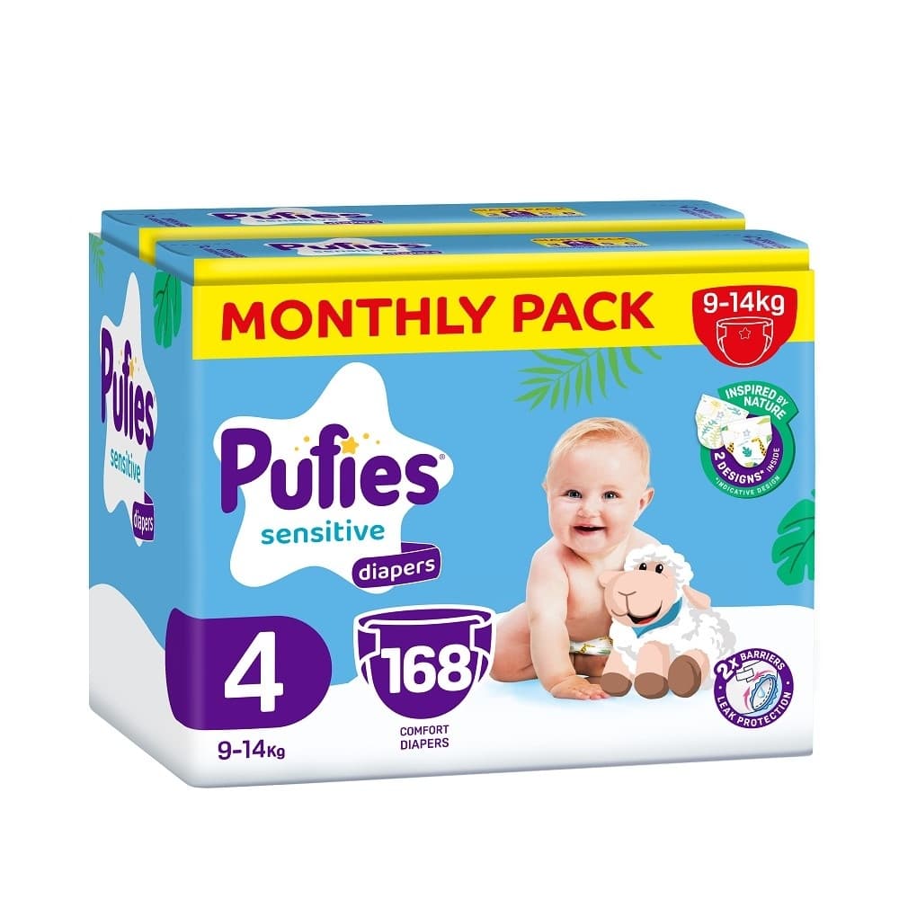 PUFIES pelene sensitive 4 168kom-slika