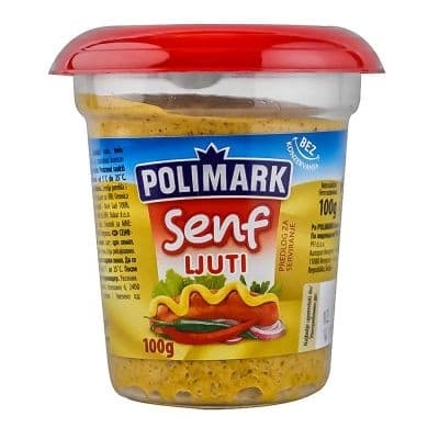 Senf POLIMARK ljuti časa 100g-slika