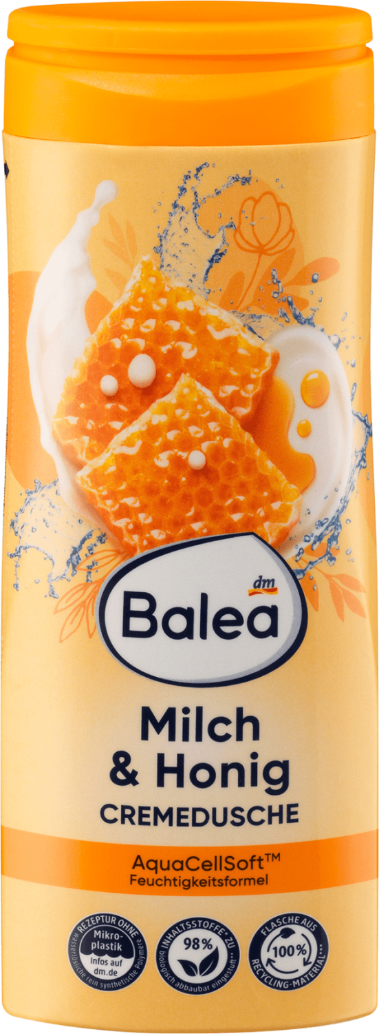 Kremasti gel za tuširanje BALEA med i mleko 300ml-slika