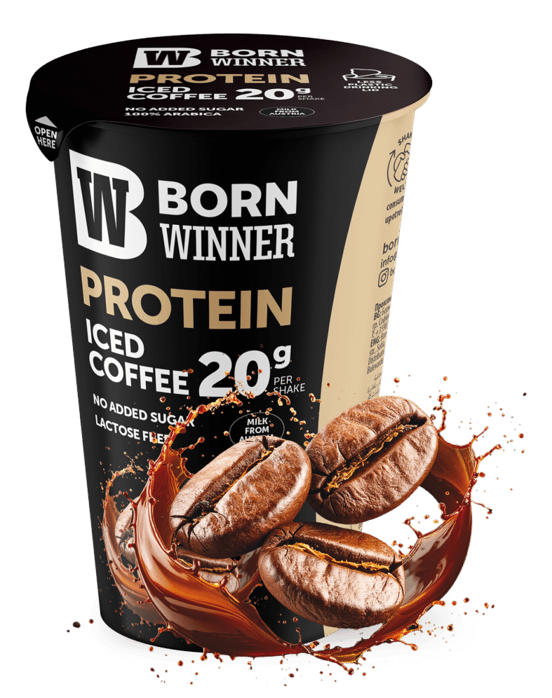 Protein BORN WINNER Iced coffee 250ml-slika