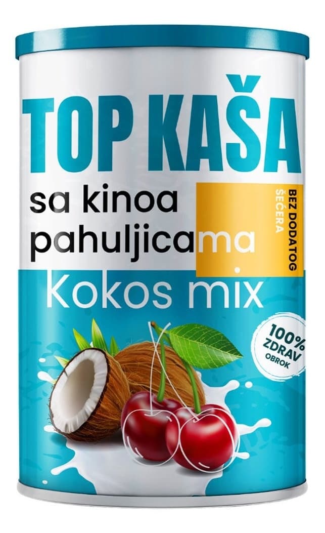 TOP FOOD kaša kokos mix 420g-slika