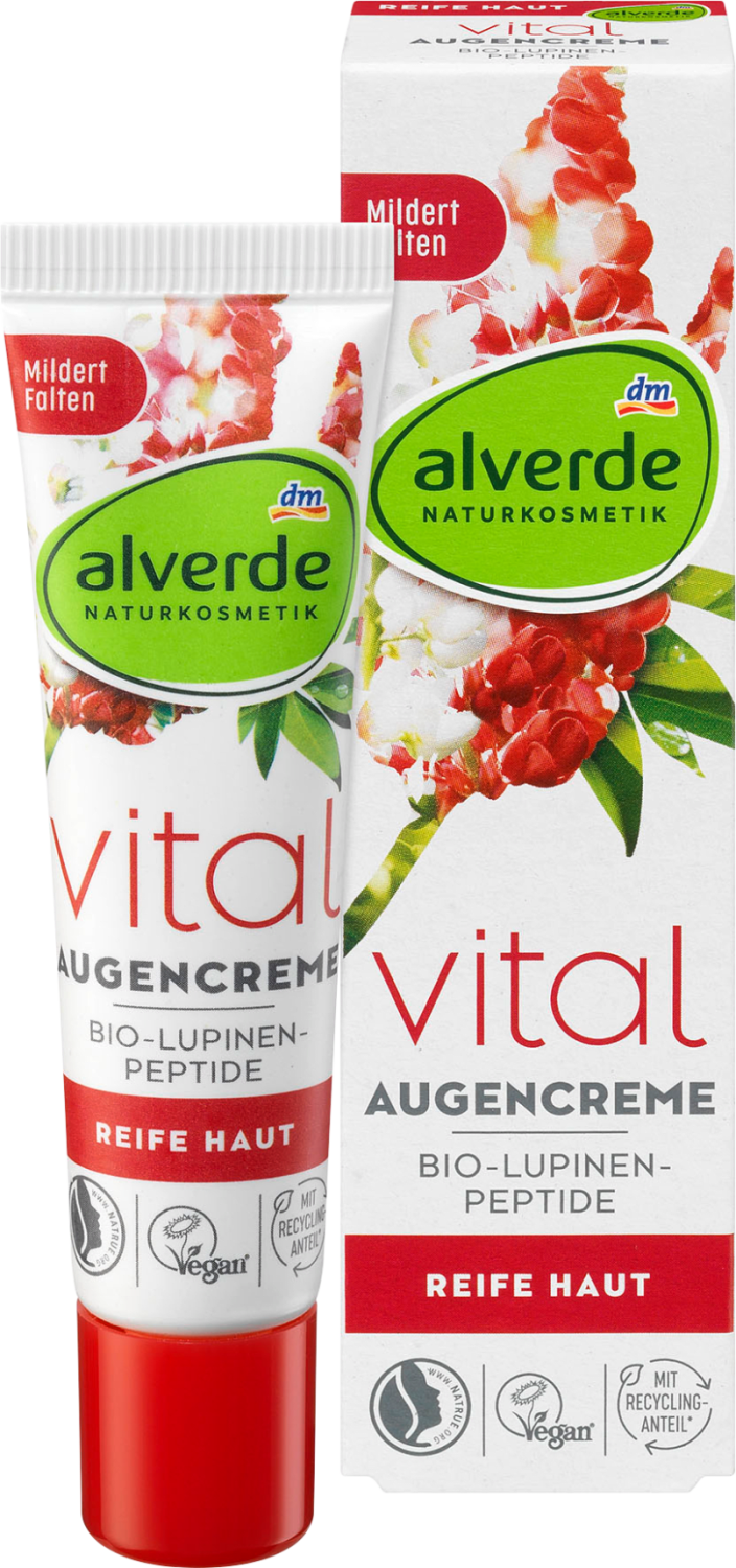 ALVERDE Vital krema za predeo oko očiju peptidi lupine 15ml-slika