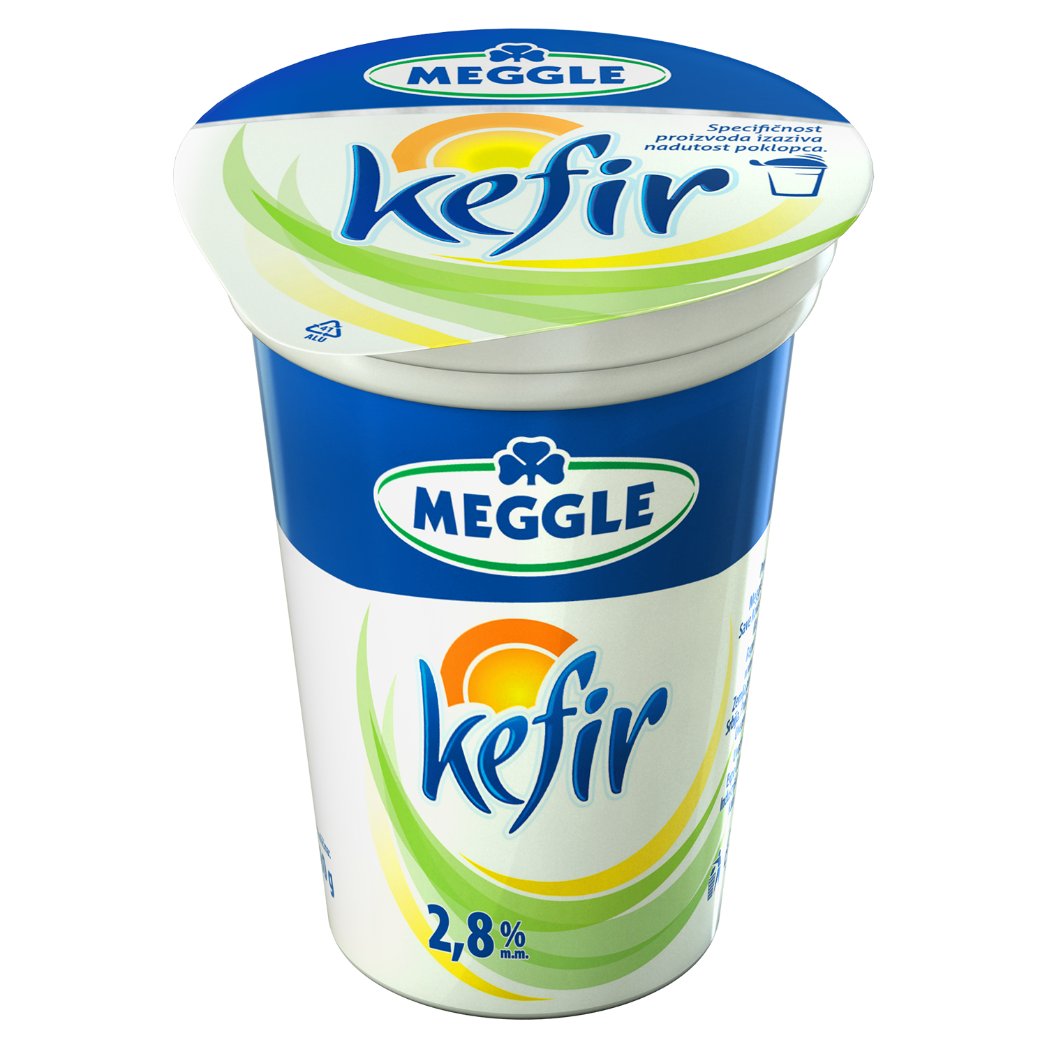 Kefir 2.8%mm Meggle casa 180g-slika