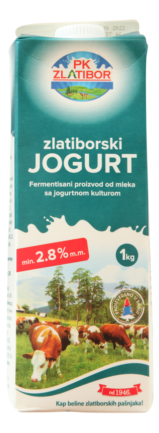 Jogurt ZLATIBORSKI 2,8%mm 1kg-slika