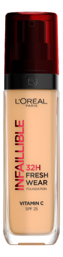 L'OREAL Infaillible 32h fresh wear tečni puder SPF25 235 honey-slika