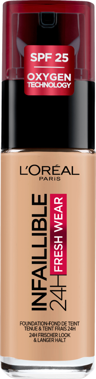 L'OREAL Infaillible 32h fresh wear tečni puder SPF25 140 beige-slika