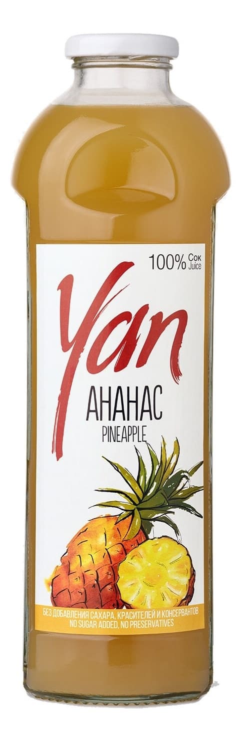 Voćni sok YAN ananas 100% 930ml-slika