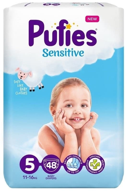 PELENE PUFIES SENSITIVE JUNIOR 5 48/1 (3)-slika