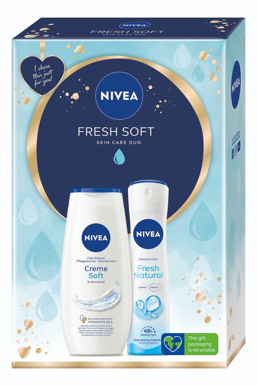 NIVEA XMAS BOX 2023 FRESH SOFT-slika