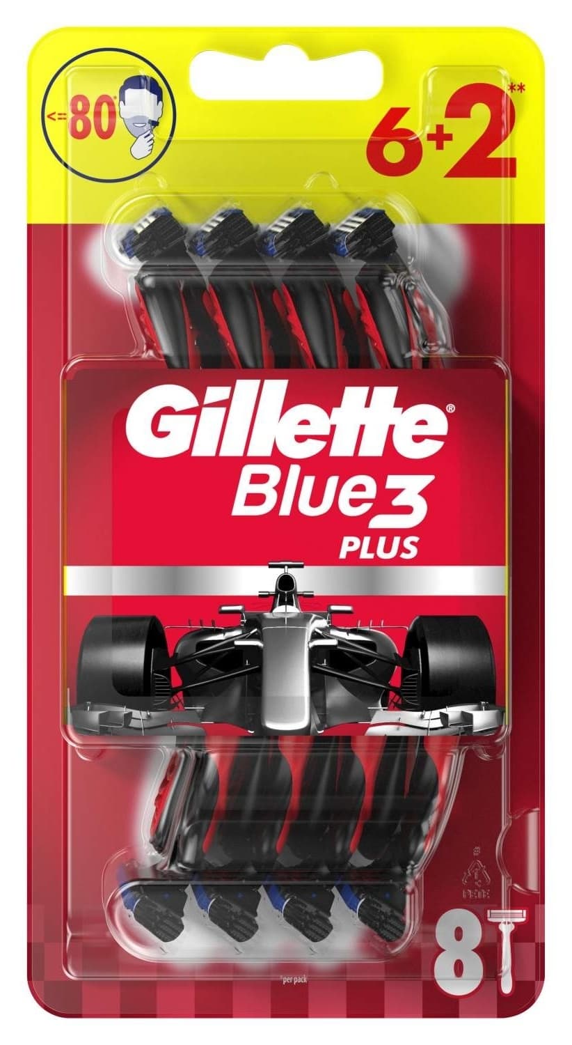 BRIJAČ BLUE 3 PLUS NITRO 6+2CT GILL-slika