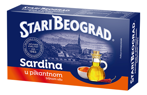 Sardina u pikantnom biljnom ulju 0100 Stari Beograd-slika
