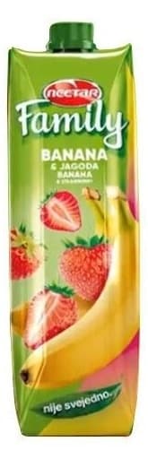 FAMILY BANANA I JAGODA 1L NECTAR-slika