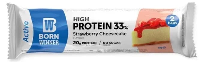 Proteinska čokoladica BORN WINNER cheesecake 2x30g-slika