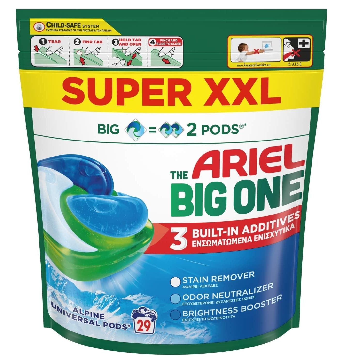 ARIEL PODS Big one alpine kapsule za veš 29kom-slika
