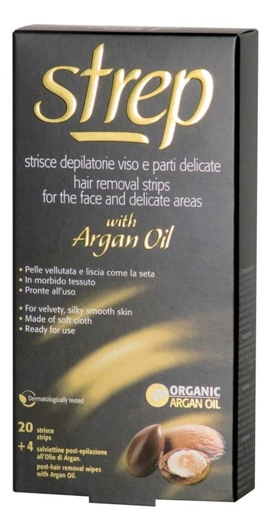 STREP depilacione trake za lice argan 20kom-slika